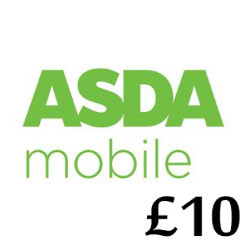 £10 Asda Mobile Top Up Voucher Code