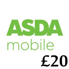 £20 Asda Mobile Top Up Voucher Code