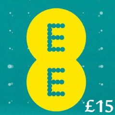 £15 EE Mobile Top Up Voucher Code