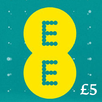 £5 EE Mobile Top Up Voucher Code