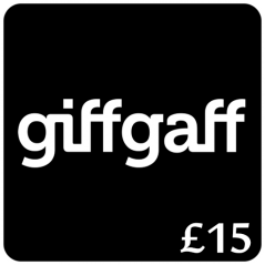 £15 Giffgaff Top Up Voucher Code