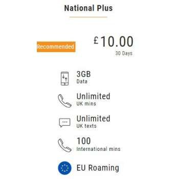 £10 Lycamobile Top Up Voucher Code