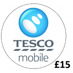£15 Tesco Mobile Top Up Voucher Code