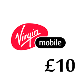 £10 Virgin Mobile Top Up Voucher Code