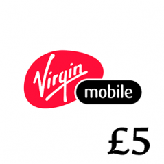 £5 Virgin Mobile Top Up Voucher Code