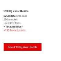 £10 Vodafone Mobile Top Up Voucher Code