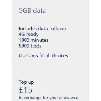 £15 O2 Mobile Top Up Voucher Code