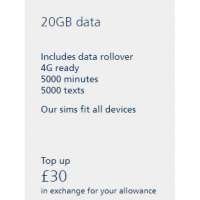 £30 O2 Mobile Top Up Voucher Code