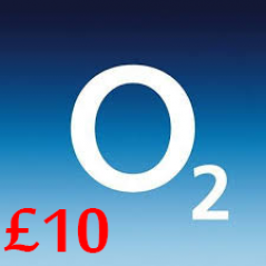 £10 O2 Mobile Top Up Voucher Code