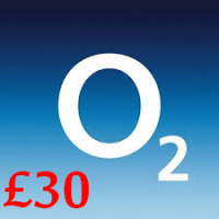 £30 O2 Mobile Top Up Voucher Code