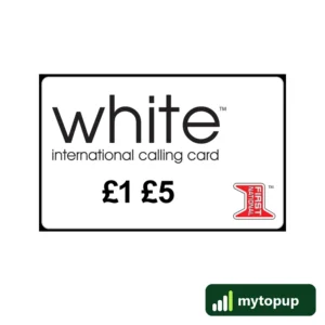 White International Calling Card