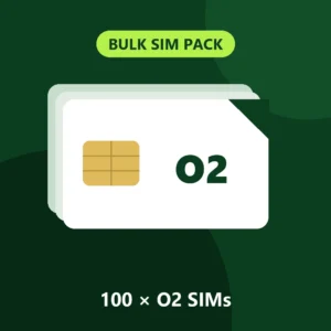 100 x O2 SIM Cards – Pay As You Go – My Top Up