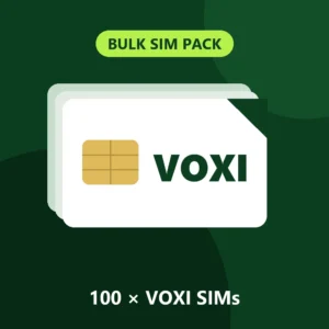 100 x VOXI SIM Cards – Pay As You Go – My Top Up