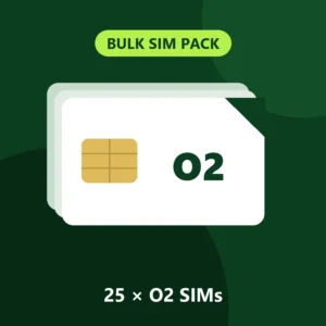 25 x O2 SIM Cards – Pay As You Go – My Top Up