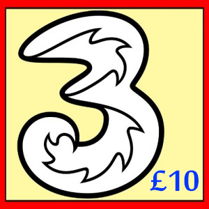 Three (3) Mobile Top Up Voucher