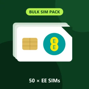50 x EE SIM Cards – Pay As You Go – My Top Up
