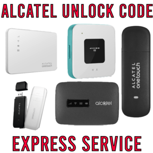 Alcatel Modem & Router Unlock Code