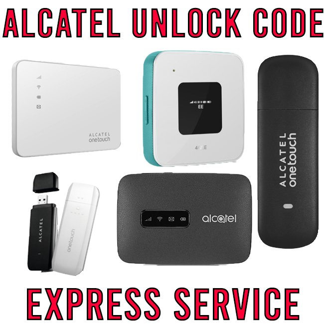Alcatel Modem & Router Unlock Code