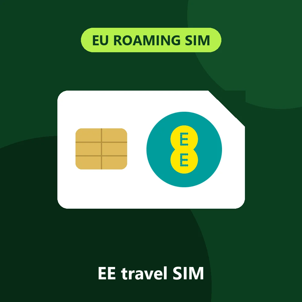 EE EU Roaming SIM Card – Activated Travel SIM – My Top Up