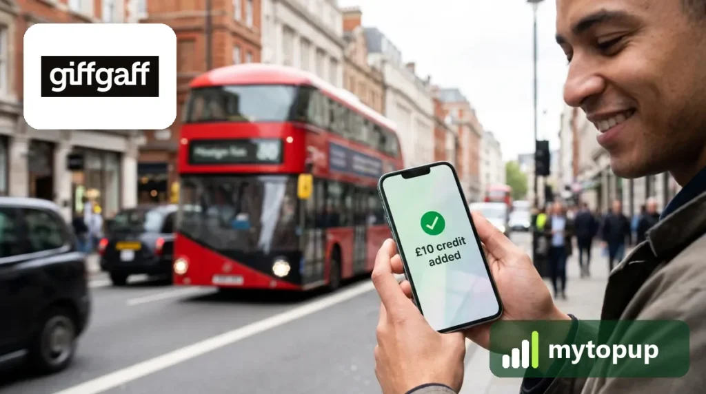 giffgaff Top Up Voucher – code sent by email from My Top Up