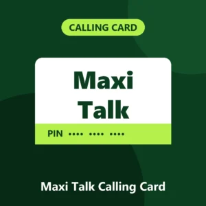 Maxi Talk International Calling Card – My Top Up
