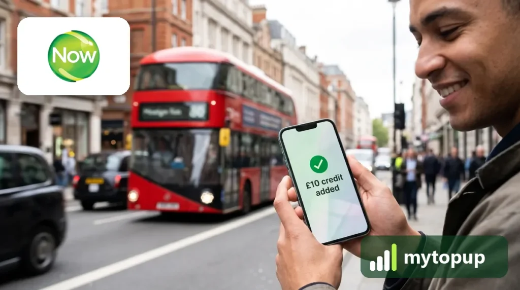 Now Mobile Top Up Voucher – code sent by email from My Top Up