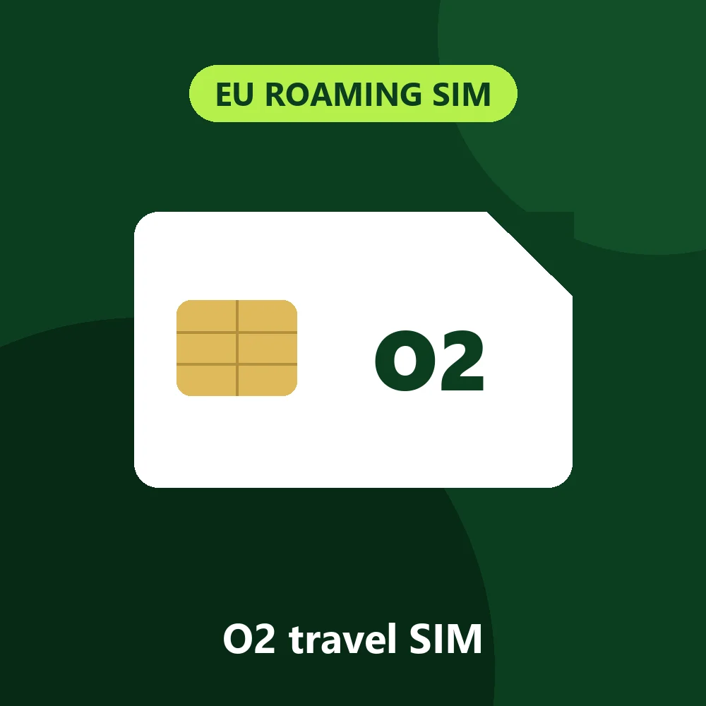 O2 EU Roaming SIM Card – Activated Travel SIM – My Top Up