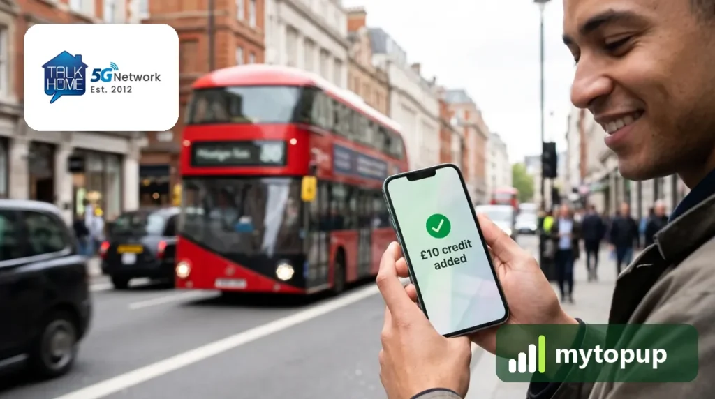 Talk Home Mobile Top Up Voucher – code sent by email from My Top Up