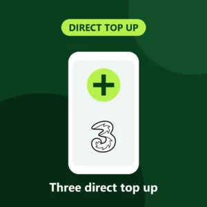 Three Direct Top Up – Credit Sent to Your Number – My Top Up