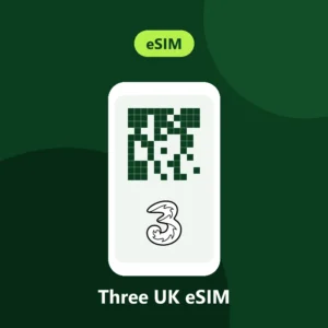 Three UK eSIM – 40GB to Unlimited Data – My Top Up