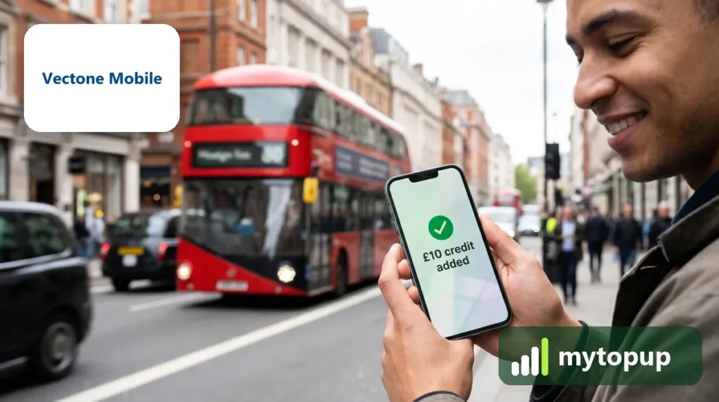 Vectone Mobile Top Up Voucher – code sent by email from My Top Up