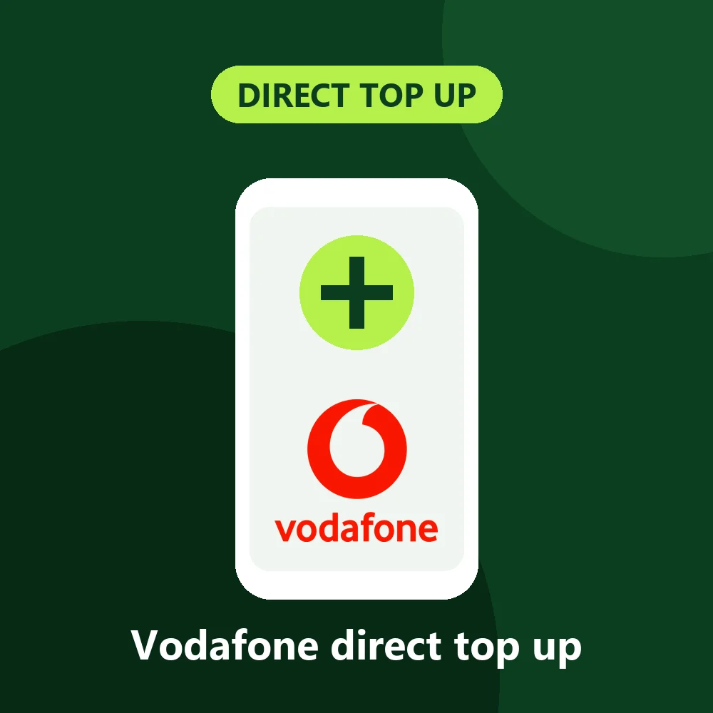 Vodafone Direct Top Up – Credit Sent to Your Number – My Top Up