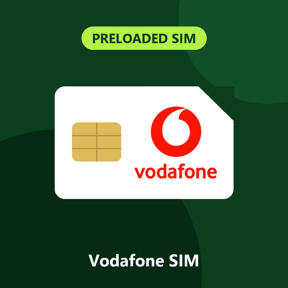 Vodafone Preloaded SIM Card – Credit or Bundle – My Top Up