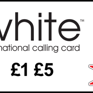 White International Calling Card